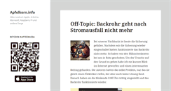 Desktop Screenshot of apfelkern.info